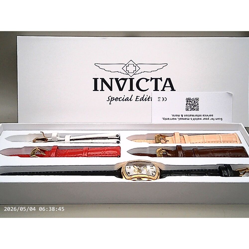 Invicta Lupah Women's Watch - 29mm, Gold with Interchangeable Straps